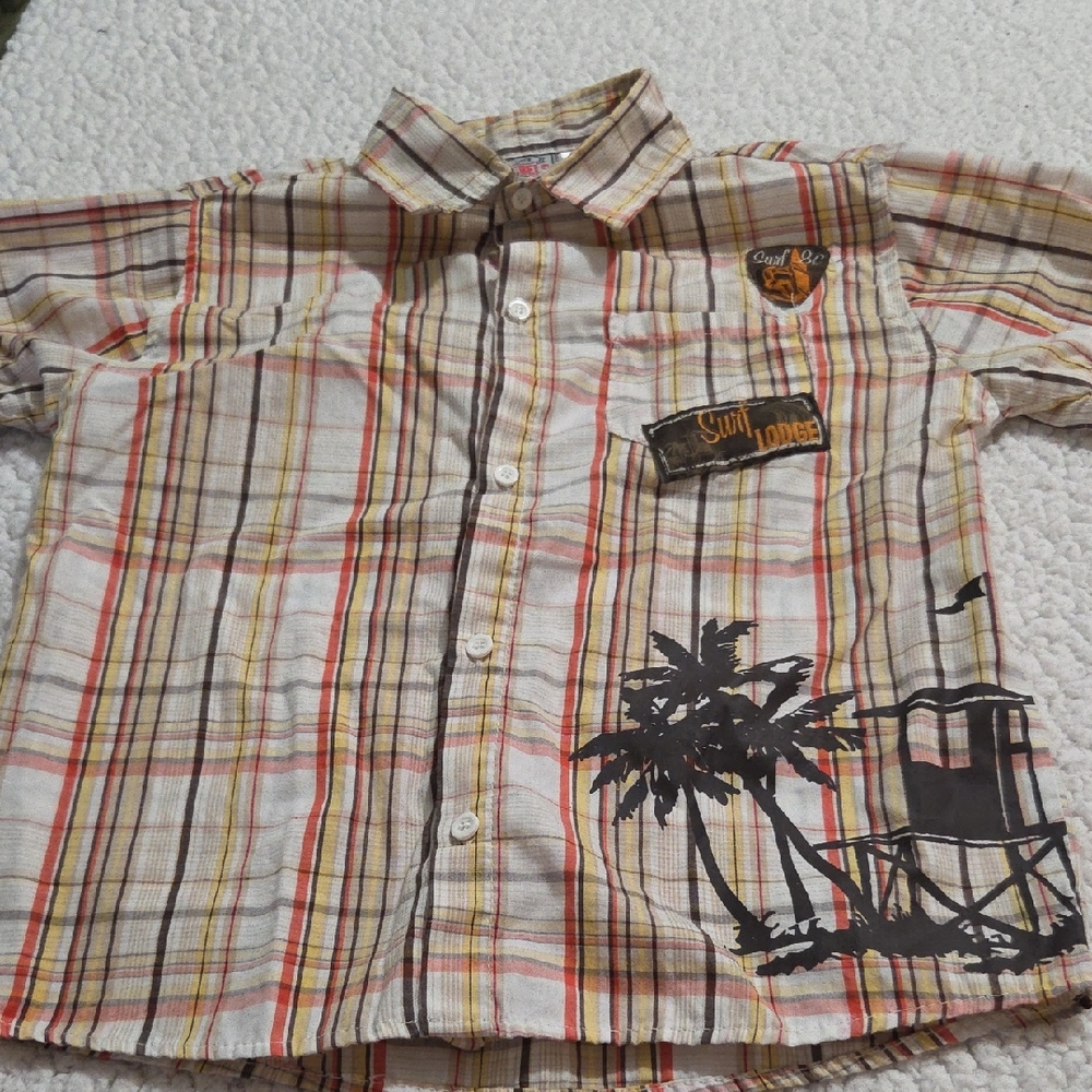 LITTLE REBELS BUTTON DOWN SHIRT